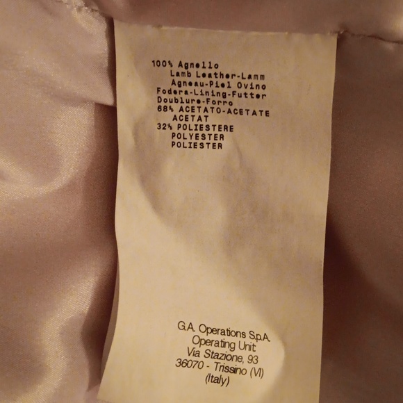 Armani Collezioni lilac lambskin jacket - Picture 9 of 9